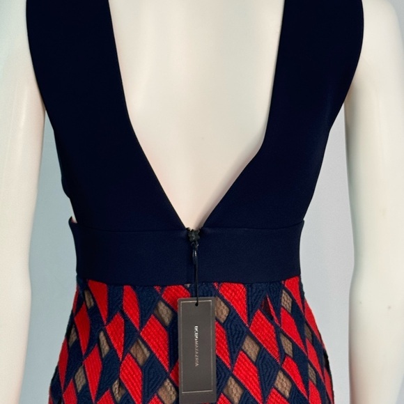 BCBG MaxAzria  Rosalina Woven V-Neck Peplum Dress Size 0 NWT - Picture 8 of 16